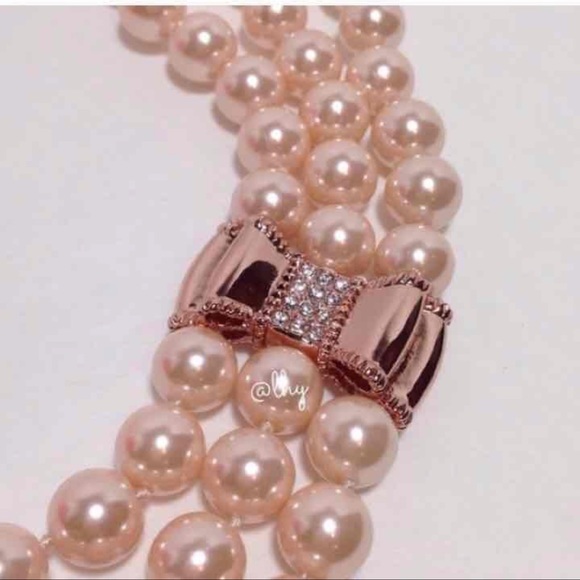 KATE SPADE MULTI STRAND PEARL NECKLACE - Picture 3 of 5